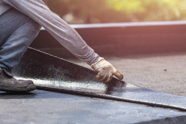 Professional Exterior Waterproofing technician working in Utica, MI